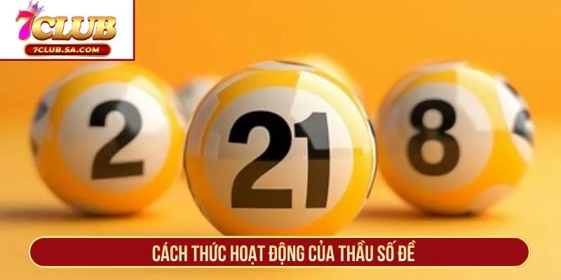 Cách thức hoạt động của thầu số đề