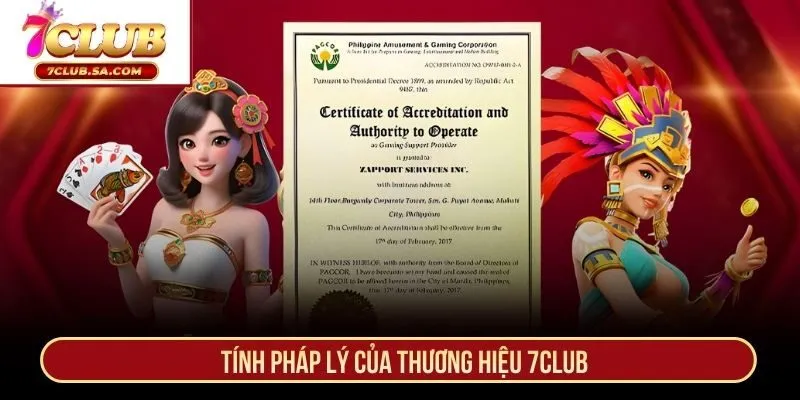 Tính pháp lý của thương hiệu 7CLUB